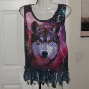 Fringe Wolf Top Size: XL